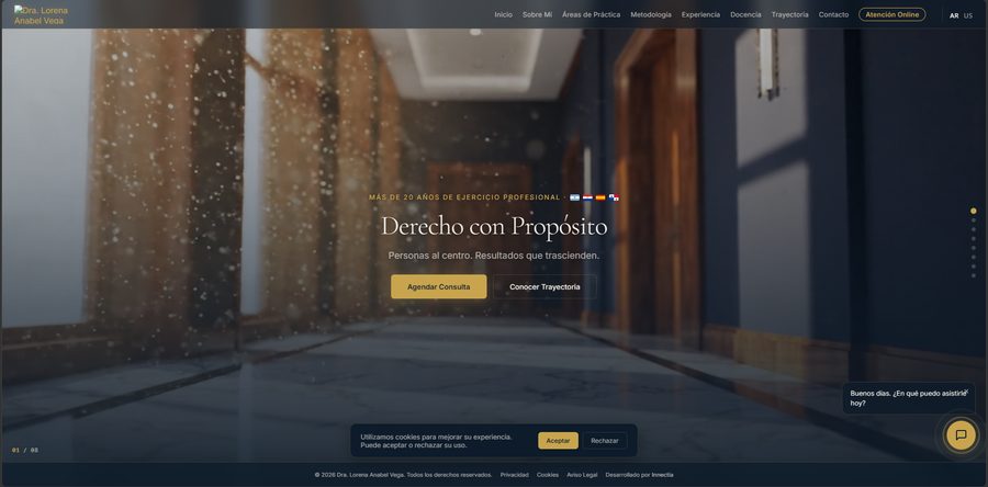Web de Dra. Lorena Anabel Vega